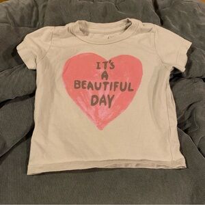 Peek T Shirt Its A Beautiful Day Short Sleeve Graphic Top Size 6 12 Months